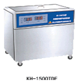 昆山禾创单槽式高频数控超声波清洗器KH-1500TDE